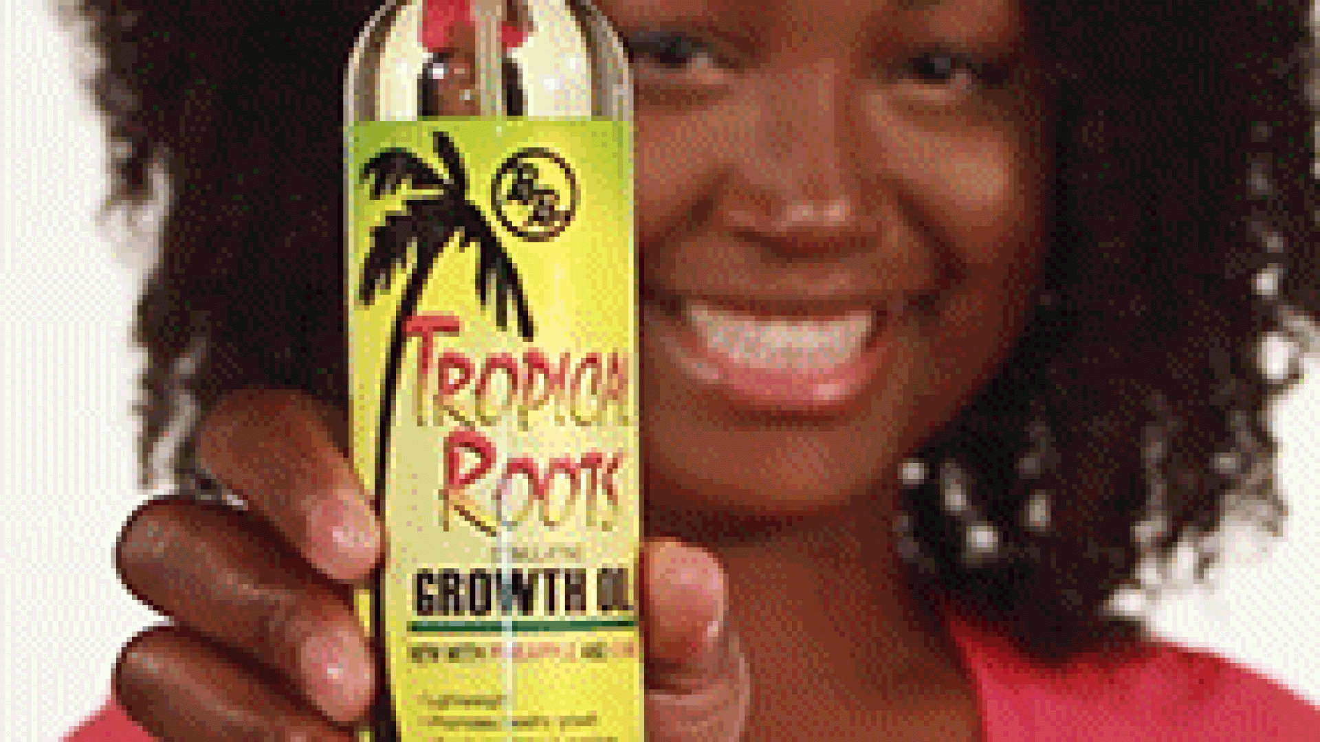 Tropical Roots Stimulating Growth Oil Helps Naturally Curly Hair Grow Strong and Protects Ends
